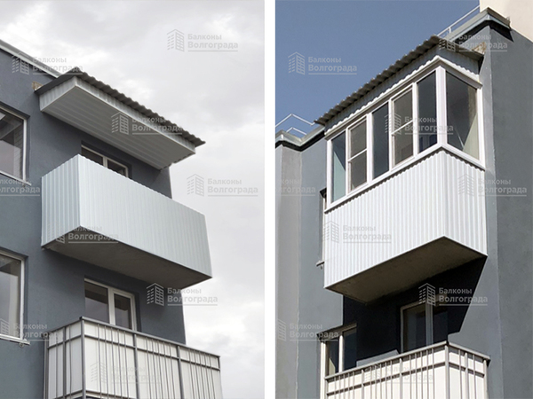 Цена на ремонт балкона с остеклением и отделкой
