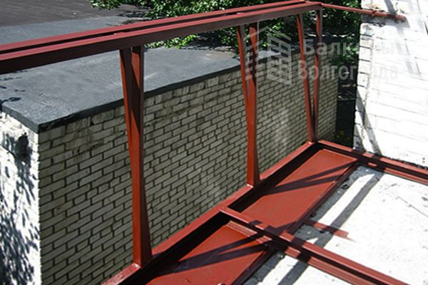 Укрепление парапета