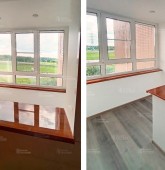 Примеры работ компании Балконы Волгограда